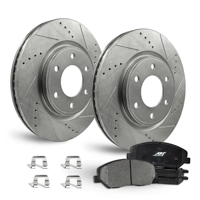 For Kia Sedona (06-14), Hyundai Entourage (07-08) Front Brake Kit Rotors+Pads Foto 1 de 4