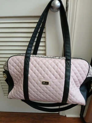 Betsy Johnson «Luv Betsy» Weekender Travel розовый и черный с леопардом - Изображение 1 из 4