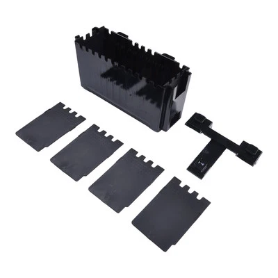 Fischköderhalter Köderbox Floß Eingesetzt Kunststoff Köderkoffer Schwarz - Bild 1 von 4