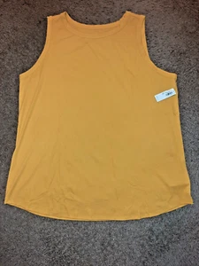 OLD NAVY Women's Slim Fit Luxe Tunic Tank, Squash Yellow, size 3X, New with tags - Picture 1 of 5