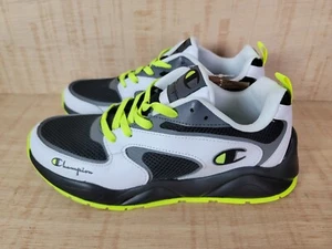 Champion Gyre Athletic Shoes Mens Size 10 Black White Neon NWT CPS10753M - Picture 1 of 10