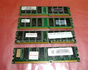 1GB (4x256MB) PC-2100 DDR-266 Memory - Picture 1 of 2