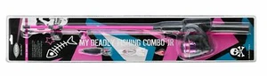 FLADEN PINK BLUE FISHING ROD AND REEL WITH LINE SET. KIDS STARTER SPINNING SET - Picture 1 of 14