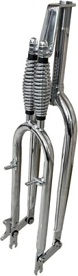 CDHPOWER 1 inch Threaded Bicycle Suspension Fork 26" Dual Springer Bike Fork - Image 1 of 4
