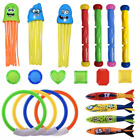 5 Style Underwater Diving Toys Ring/Torpedo/Stick Kids Swimming Pool Water Game