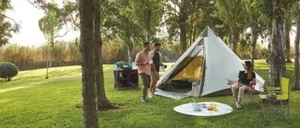 Ozark Trail Khaki 8 Person Teepee Tent, brand new sealed - Picture 1 of 12