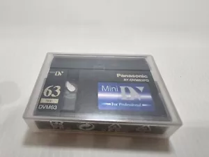 Un nuevo casete de video digital Panasonic DVM63 AY-DVM63PQ Mini DV SELLADO - Imagen 1 de 2