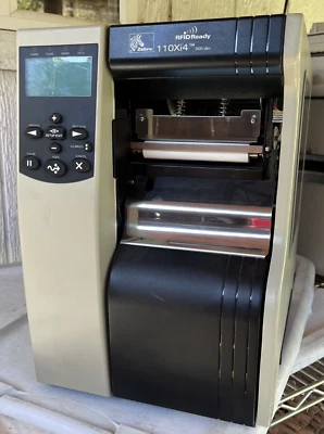 Zebra 110Xi4 Industrial TT/DT Shipping Label Printer Ethernet USB 300dpi - Image 1 of 4