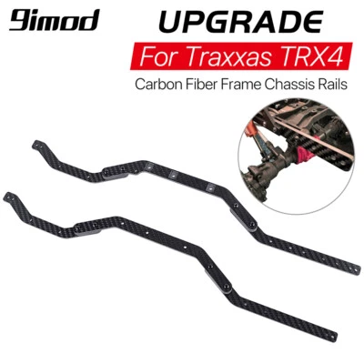 9imod Carbon Fiber Rahmen Chassis Rails für Traxxas TRX4 Upgrades 1/10 Crawler - Bild 1 von 4