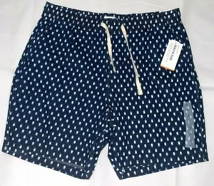 Pantaloncini corti uomo Old Navy grandi integrati flex 9" cuciture interne al ginocchio blu nuovi con etichette - Foto 1 di 2