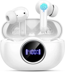 Wireless Earbuds, 2025 Bluetooth 5.4 Kopfhörer Deep Bass Stereo Ear Buds, 4 ENC - Bild 1 von 12