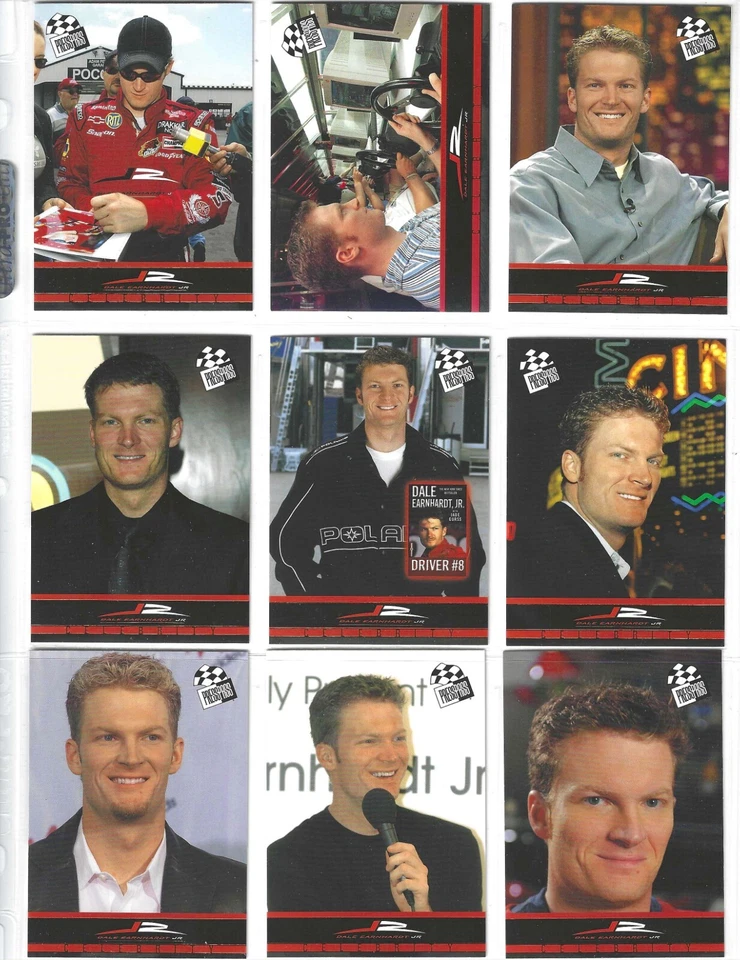 2004 Press Pass Dale Earnhardt Jr. BRONZE-72 card Parallel set-Straight to pages - Image 1 of 1