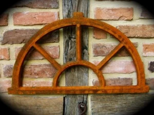 Ventana de hierro para la pared del jardín, ventanas de establo como antigua, ruinas ventana sol - Imagen 1 de 6