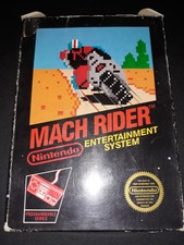 Mach Rider  5-screw  (Nintendo Entertainment System, 1985) hangtab NES
