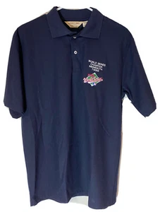 Vintage Minnesota Twins 1987 World Series Champions Logo 7 Polo Shirt Sz Large L - Picture 1 of 4