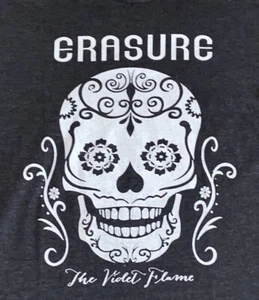 Erasure T Shirt Day Of The Dead Dia Muertos T Shirt Women Small Concert T Shirt - Picture 1 of 4