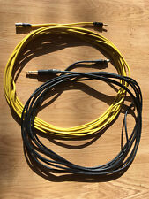 2 câbles audio | JACK (6.35 & 3.5) - XLR |  Van Damme de 6 et 8 mètres