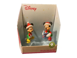 Disney Bullyland Micky Maus + Minni Weihnachten Geschenk Set 2 x Figur Top ! - Bild 1 von 3
