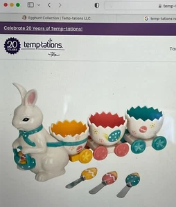 Temp-Tations egghunt bunny & eggs appetizer set - Picture 1 of 3
