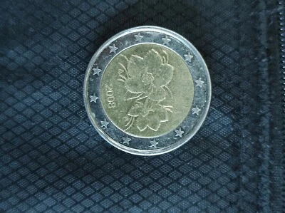 Rara moneda de 2 euros Finlandia 2008 2º mapa (nuevo mapa) que tiene la “FI” no la “M” Foto 1 de 4