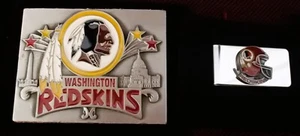Washington Redskins alte Geldklammer & Briefbeschwerer - Bild 1 von 2