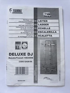 Fiamma Deluxe Heckleiter DJ Ducato ab 06/2006 silber rot Montagematerial - Bild 1 von 2