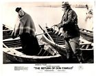 The Return of Don Camillo Original Lobby Card Fernandel Gino Cervi rowboats 1953