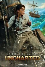 Uncharted Movie Poster (24x36) - Tom Holland, Mark Wahlberg, Antonio Banderas v4