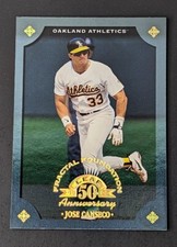 Jose Canseco 1998 Leaf #109 Fractal Foundations /3999