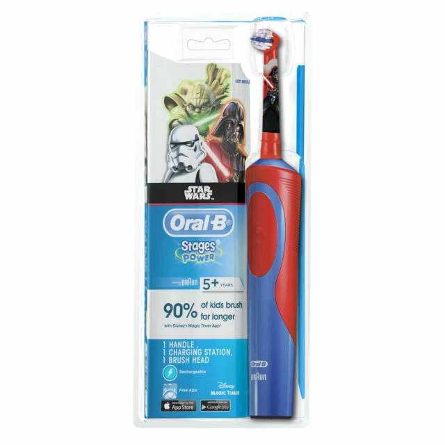 Oral-B Stages Power D12513K Disney Star Wars Kids Electric Toothbrush