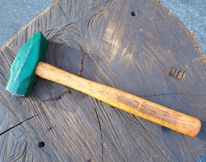 BIG 3LB NOS "WOODINGS VERONA" FORGING CROSS PEIN HAMMER BLACKSMITH ANVIL VINTAGE - Picture 1 of 15