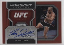 2023 Panini Prizm UFC Legendary Signatures Red /99 Bas Rutten #LS-BRT Auto