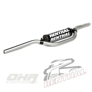 Renthal 22mm Universal Braced Streetfighter Motorcycle Handlebars Bars 789 SILVE - Picture 1 of 2
