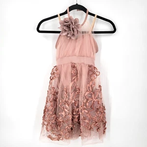 CORTINA LLAMAR Disfraz de Baile Floral Halter Vestido Concurso R107 Talla: CME Niño Mediano - Imagen 1 de 8