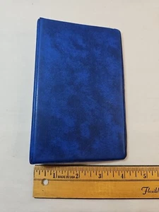 Vintage Small 6 Ring Binder Caroline Pad & Paper Co 6.5"x4" Blue Marble Cover - Picture 1 of 6