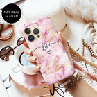 Personalised Marble Name Case Silicone Cover For iPhone 15 11 12 13 Pro 14 Xr 8