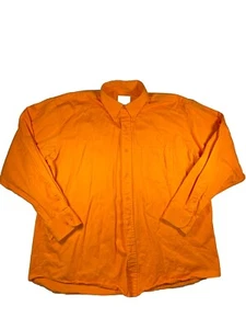Cold's Concept Long Sleeve Button Down Heavy Cotton Shirt High Visibility XXL - Picture 1 of 6
