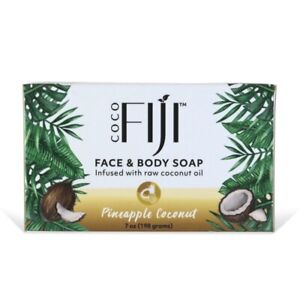 Organic Fiji Organic Pineapple Coconut Soap Bar 240 gram Bar Soap