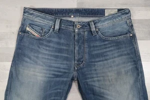 Pantalones de mezclilla para hombre Diesel LARKEE regulares rectos azules W34 L31 lavado 008XR - Imagen 1 de 13