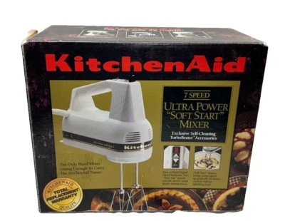 Kitchenaid KHM7TWH Ultra Power Soft Start 7 velocidades batidora de mano PROBADA/PROBADA Foto 1 de 4