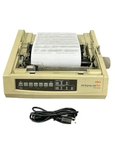 OKIDATA OKI MICROLINE 320 TURBO 9-Pin Dot Matrix Printer – Model GE7000A –TESTED - Picture 1 of 5