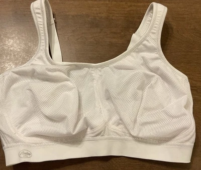 Sujetador deportivo inalámbrico Anita Air Control soporte máximo blanco talla 36G Foto 1 de 4