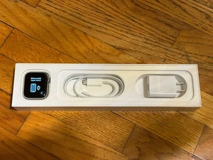 Apple Watch Series 4 LTE 44mm Stainless Steel & Sapphire Glass; New White Band - Photo 1 sur 8