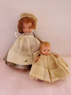 #83 Nurse & Star Handed Baby Both Jointed Nancy Ann Storybook Dolls All Original - Image 1 of 4