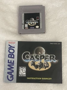 Casper Game Boy Nintendo GB Original Friendly Ghost Vintage Kids Classic Nice! - Picture 1 of 2