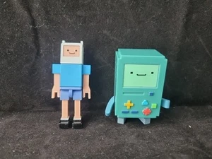 Paquete de figuras de Adventure Time BMO y Finn Jazwares - Imagen 1 de 2