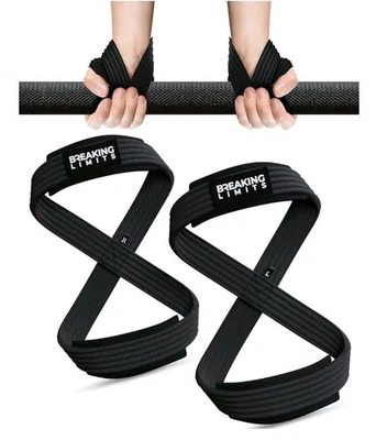 BREAKING LIMITS Figura 8 Correa de Levantamiento - Correas de Levantamiento para Hombres y Mujeres -... Foto 1 de 4