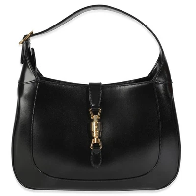 Gucci Black Calfskin Medium 1961 Jackie Hobo - Image 1 of 4