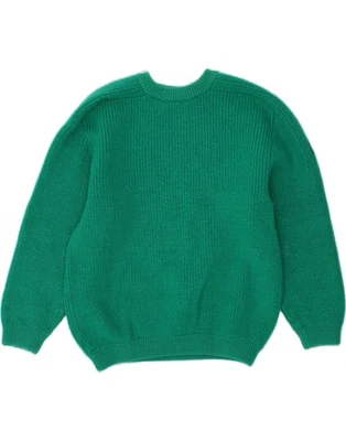 MARINA YACHTING Womens Oversized Crew Neck Jumper Sweater UK 6 XS Green CI81 - Image 1 of 4
