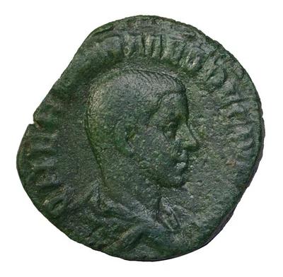 Roman Empire Sestertius Herennius Etruscus  250-51 AD - Image 1 of 2